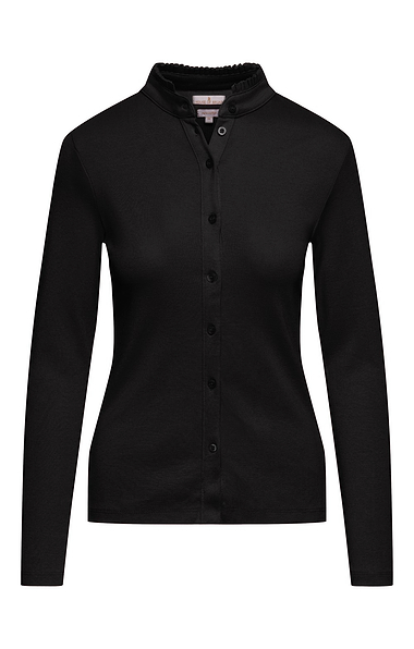 Ladies Cotton Frill Collar Top
