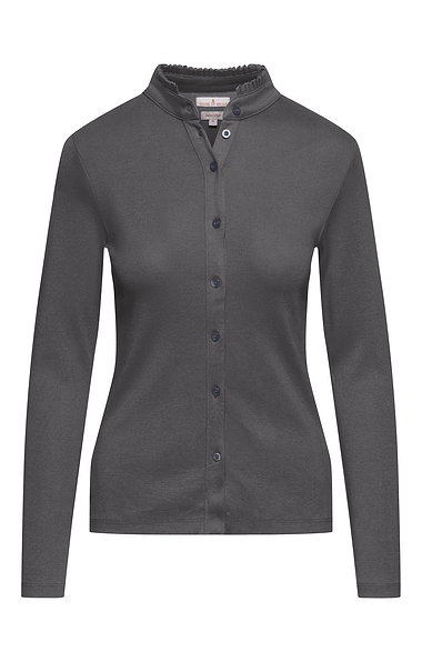 Ladies Cotton Frill Collar Top