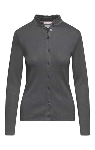 Ladies Cotton Frill Collar Top