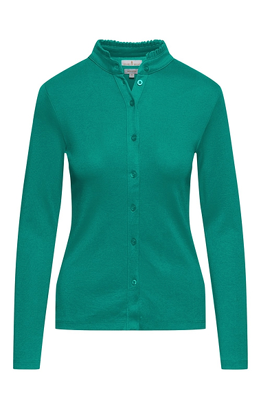 Ladies Cotton Frill Collar Top