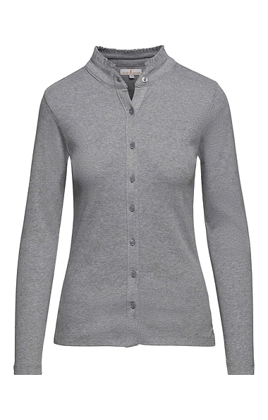 Ladies Cotton Frill Collar Top