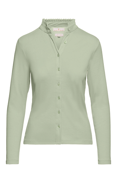 Ladies Cotton Frill Collar Top