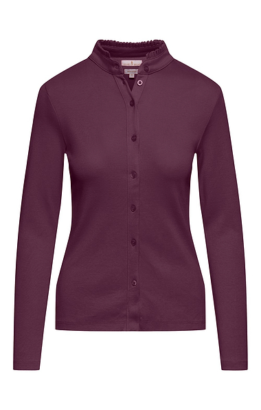 Ladies Cotton Frill Collar Top