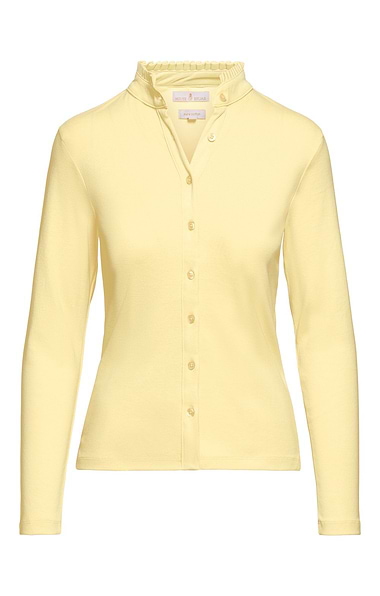 Ladies Cotton Frill Collar Top