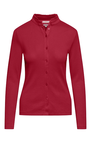 Ladies Cotton Frill Collar Top