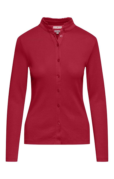 Ladies Cotton Frill Collar Top