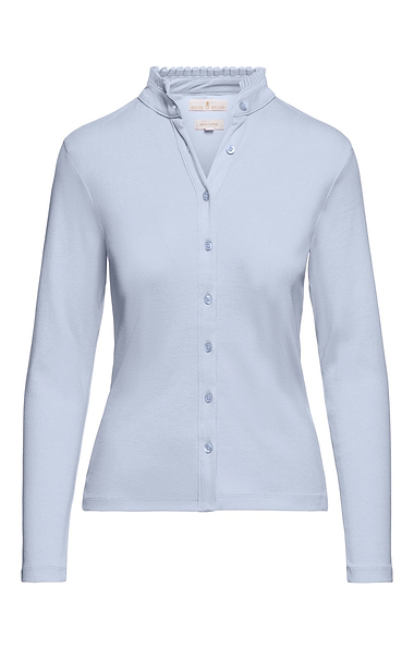 Ladies Cotton Frill Collar Top