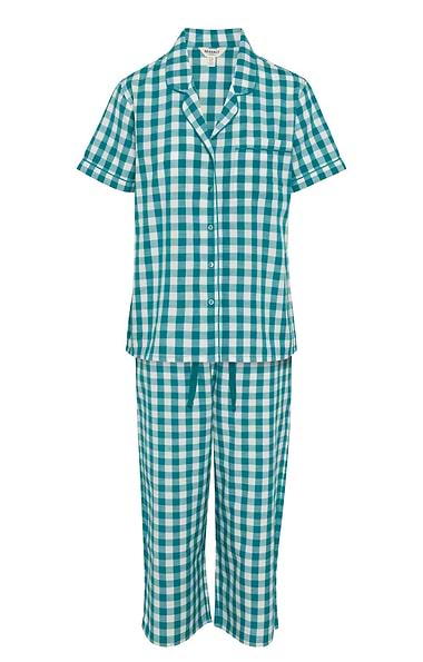 Ladies Seasalt Cotton Camelia Stripe Print Pyjamas