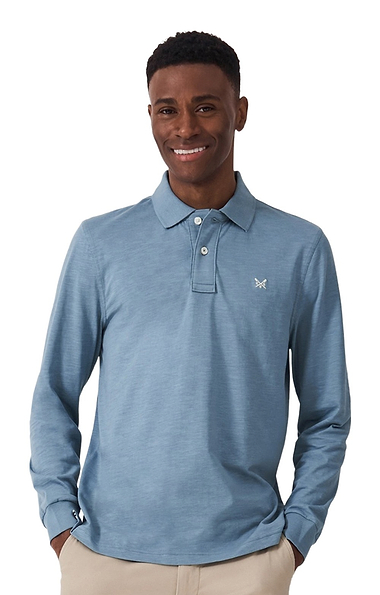Men's Crew Clothing Long Sleeve Polo