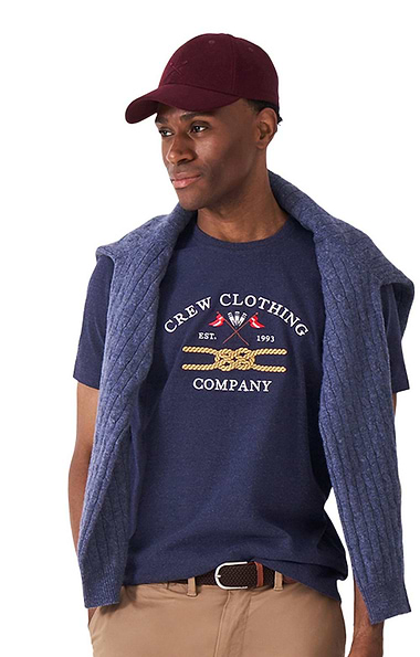 Men's Crew Clothing Naval Knot Graphic T-shirt