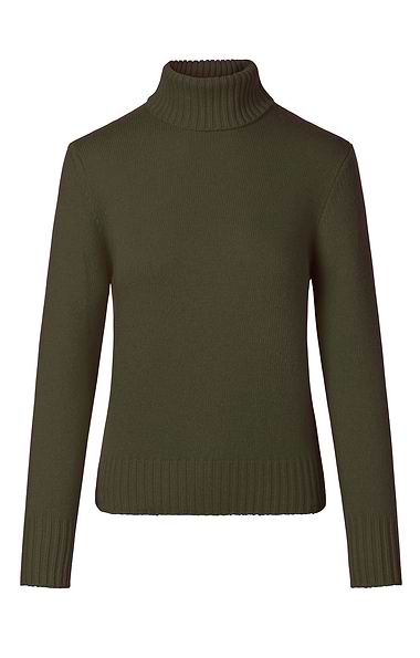 Ladies Chunky Roll Neck