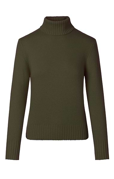 Ladies Chunky Roll Neck