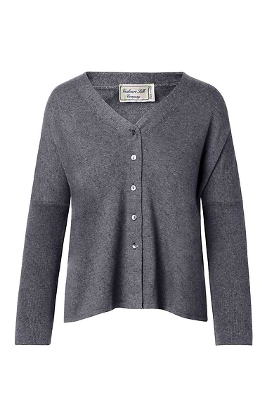 Ladies Cashmere Silk Oversized Cardigan