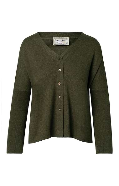 Ladies Cashmere Silk Oversized Cardigan