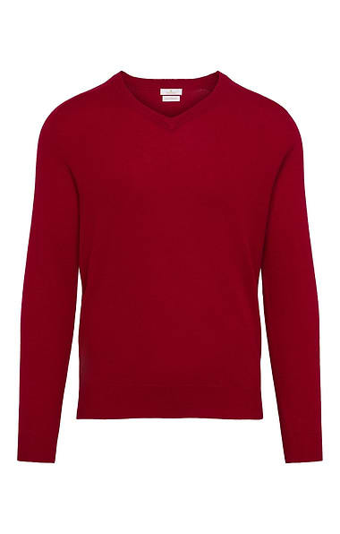 Men's Cashmere V-Neck Jumper