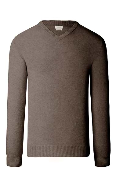Men's Cashmere V-Neck Jumper