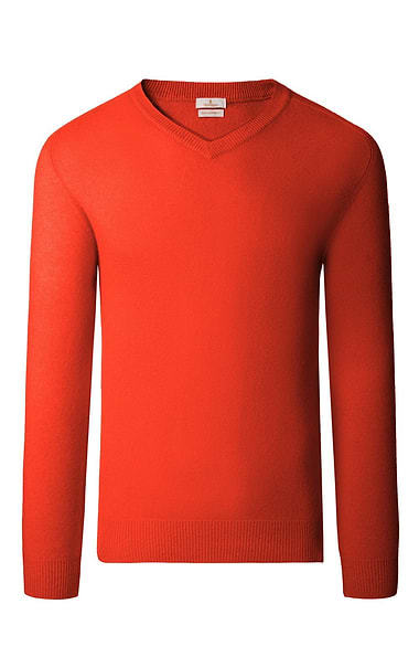 Men's Cashmere V-Neck Jumper