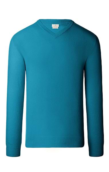 Men's Cashmere V-Neck Jumper