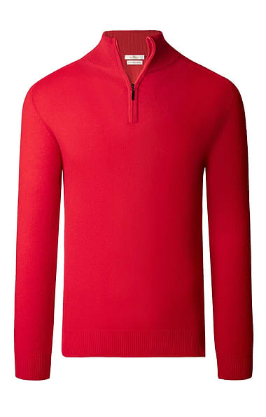 Men's Cashmere T-Zip