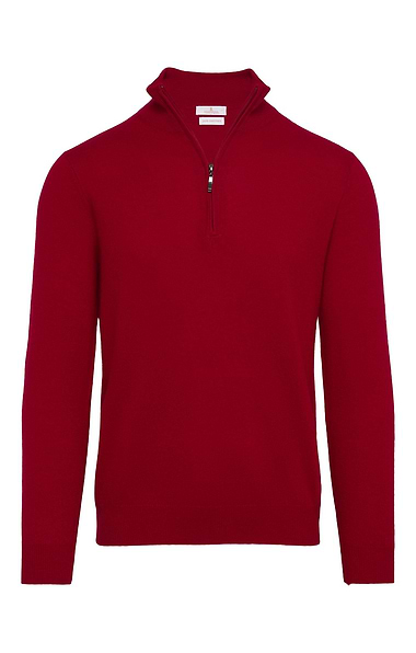 Men's Cashmere T-Zip