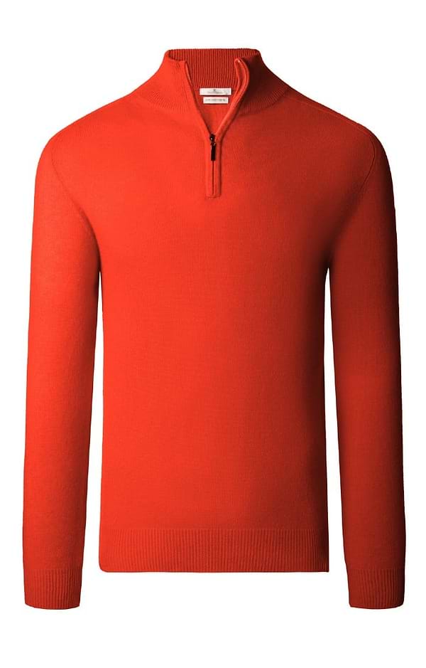 Men's Cashmere T-Zip