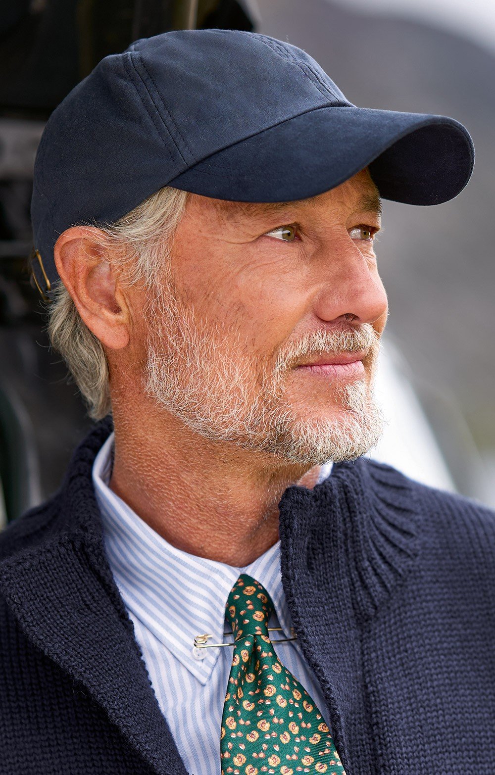 Mens Orvis Vintage Wax Cotton Cap- House of Bruar