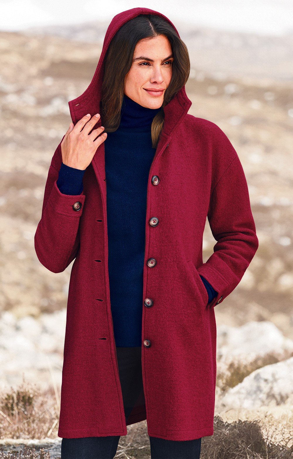 Ladies Gloverall Duffle Coat - House of Bruar
