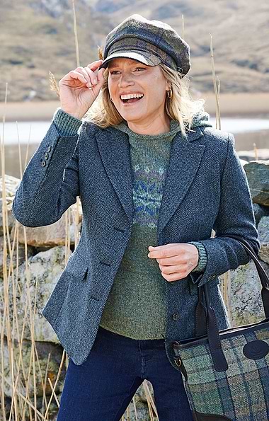 Ladies British Tweed Hacking Jacket