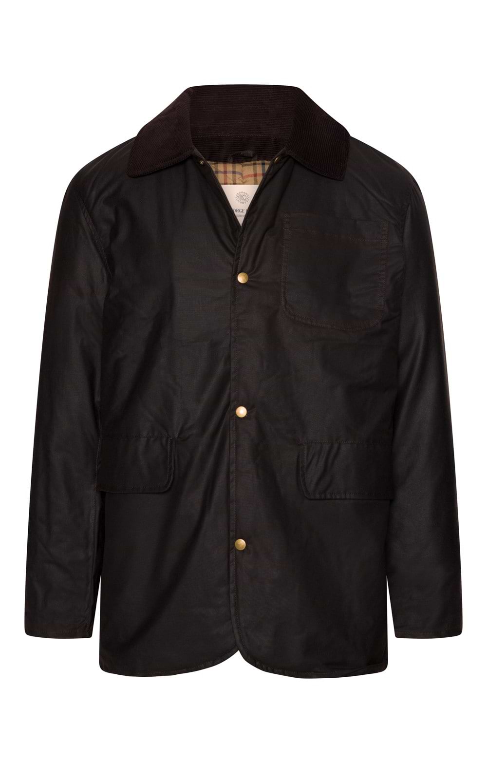 Men's Barbour International Original Wax Jacket, Black - House of
