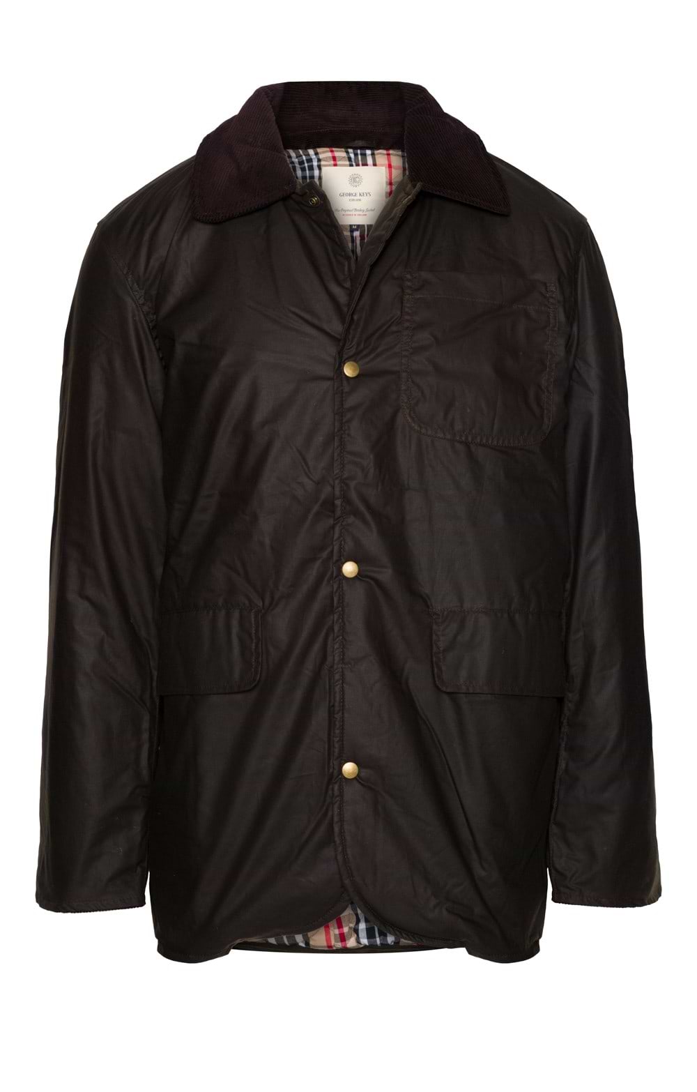 Men's Barbour International Original Wax Jacket, Black - House of