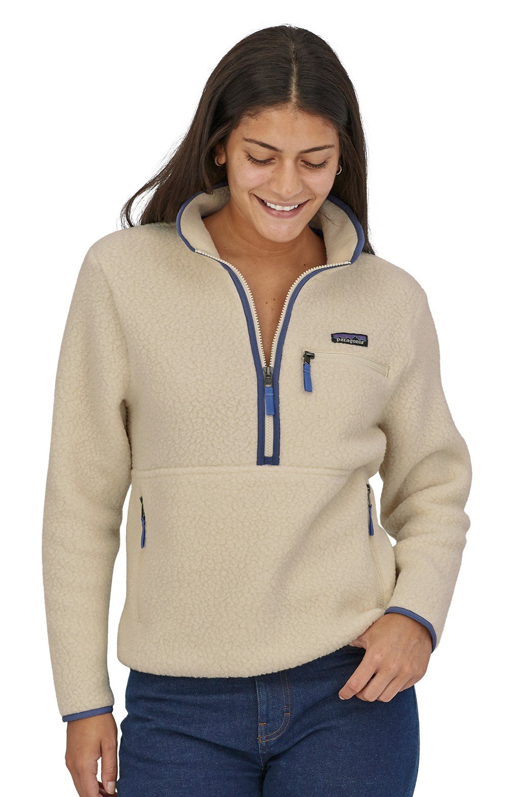 Shop patagonia retro pile half zip Factory Sale