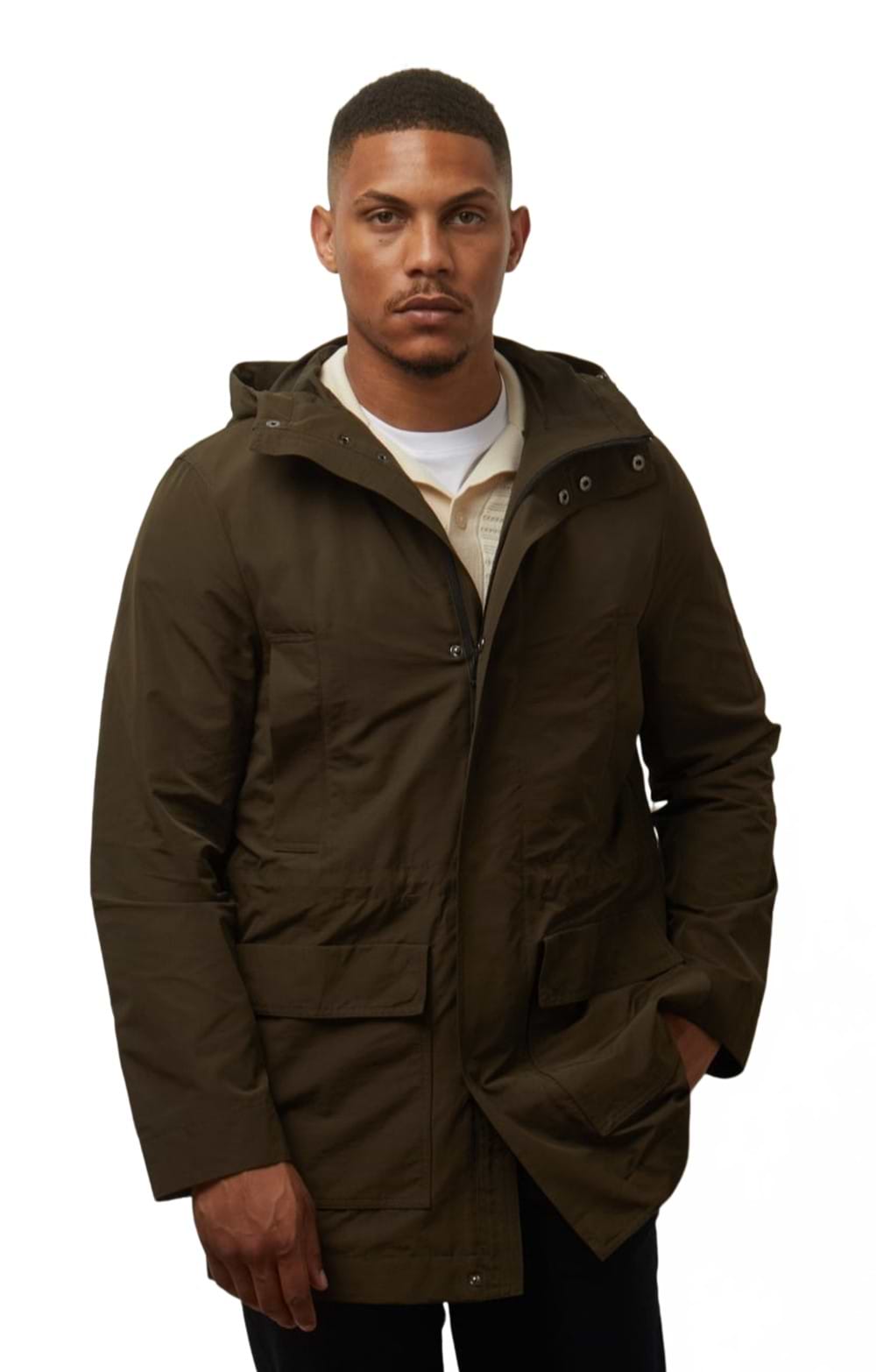 Mens Barbour International A7 Pacemaster Jacket, Green - House of