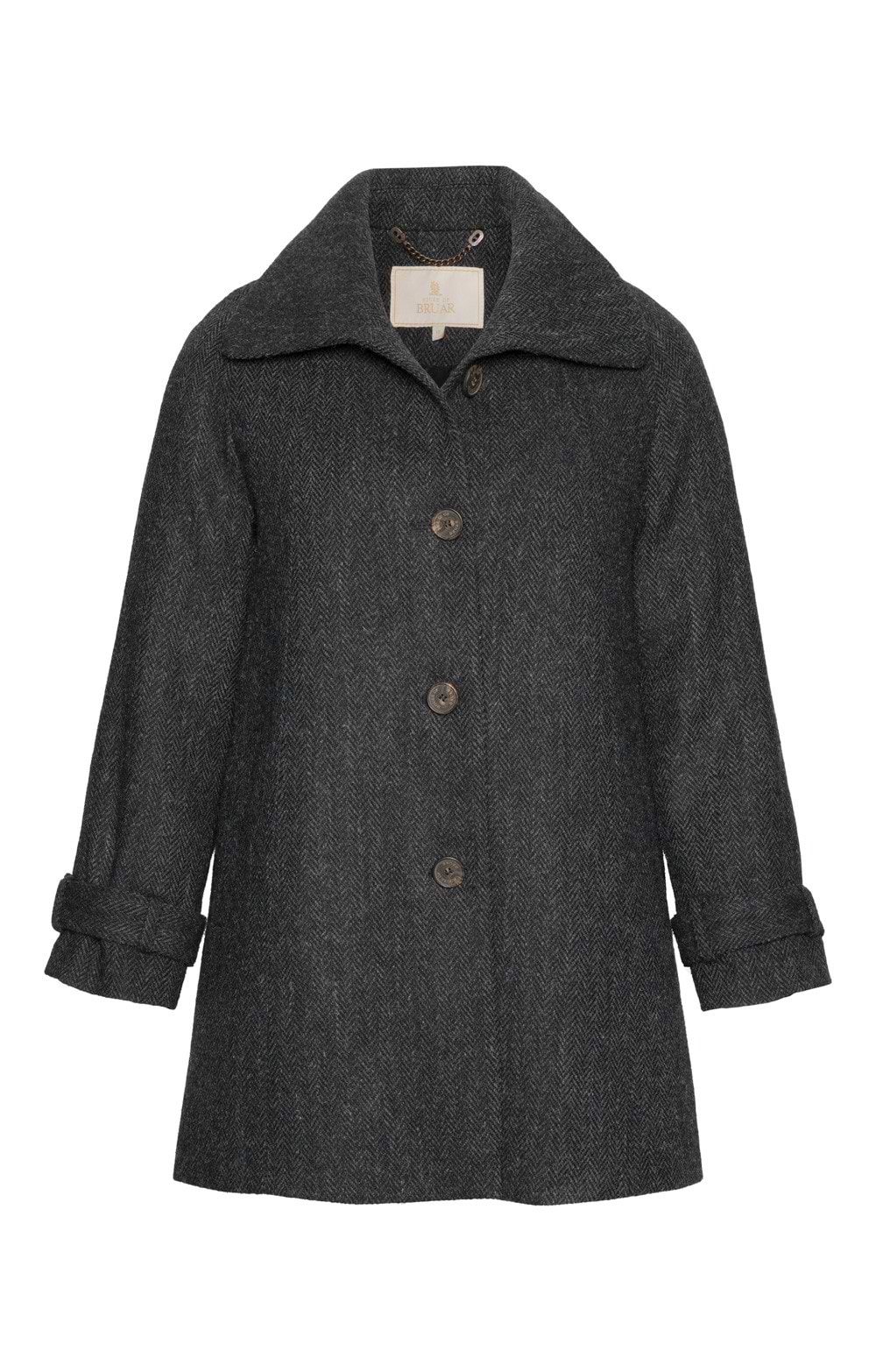 Ladies Harris Tweed® Raglan Coat - House of Bruar