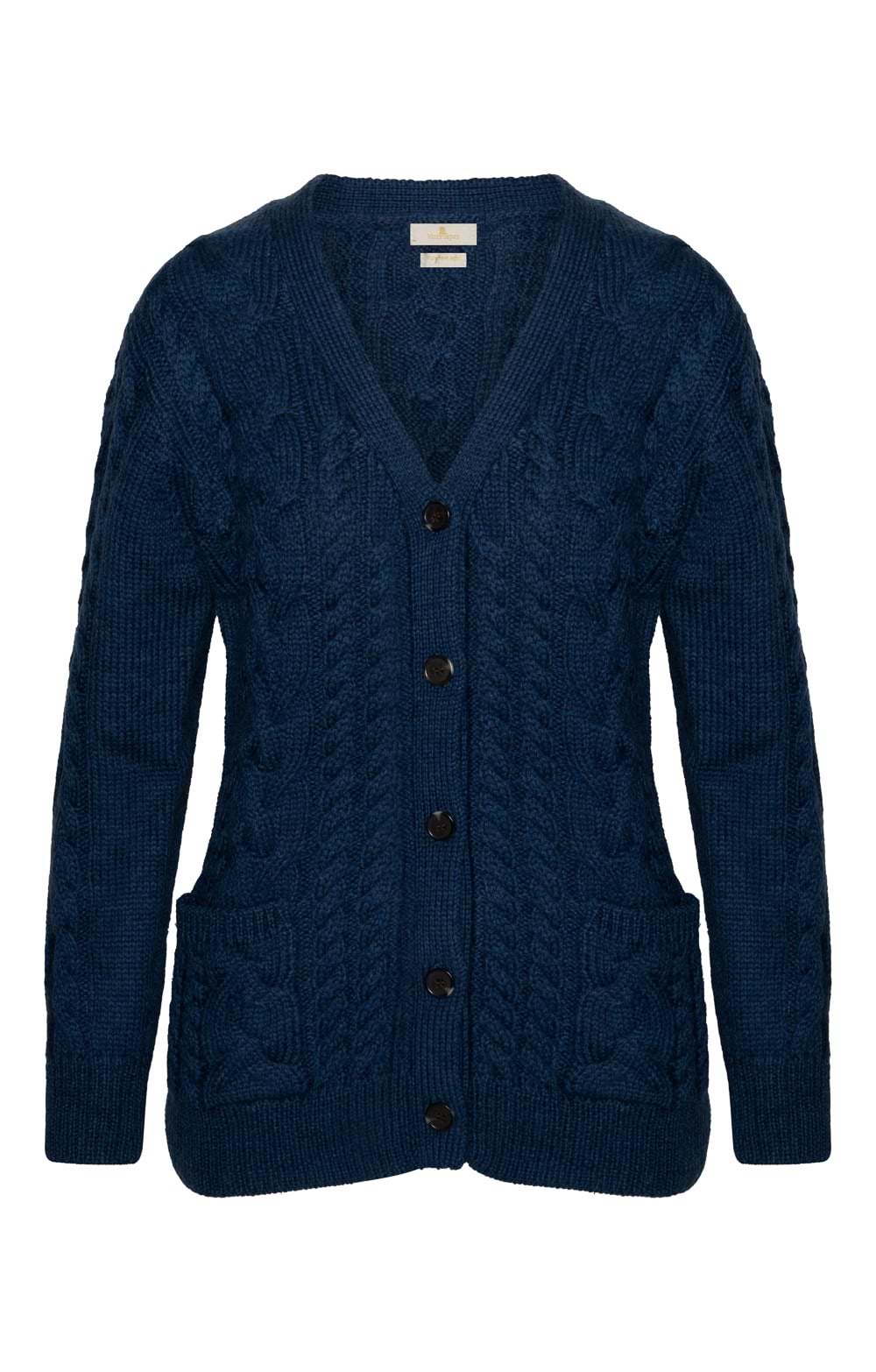 Ladies Barbour Allendale Knit Cardigan, Navy - House of Bruar